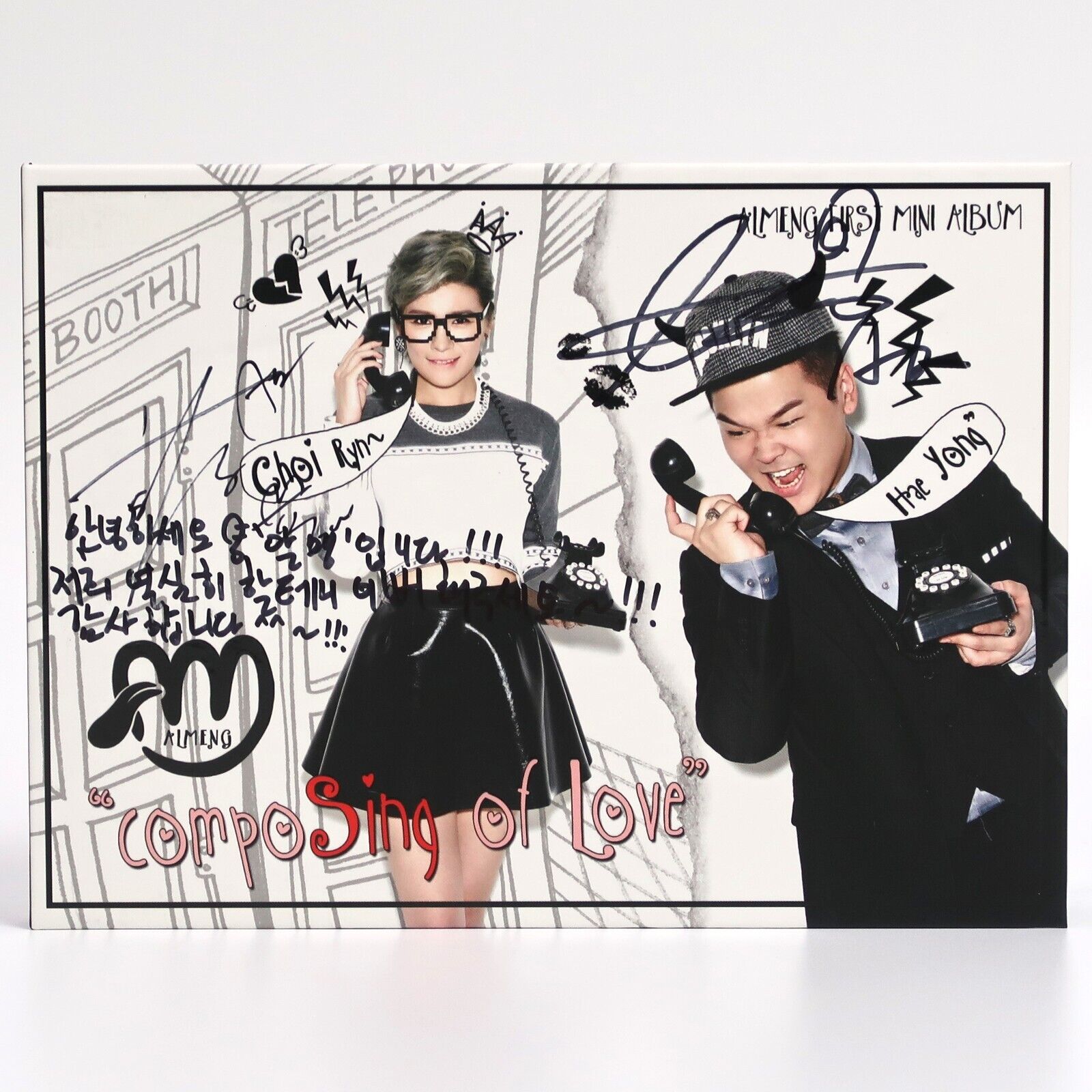 10-105.jpg Almeng - Composing of Love Signed Autographed CD Album Promo K-Pop 2014