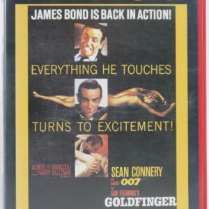 Goldfinger (1964) James Bond 007 Korean VHS Rental [NTSC] Korea