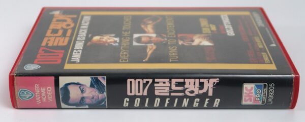 Goldfinger (1964) James Bond 007 Korean VHS Rental [NTSC] Korea
