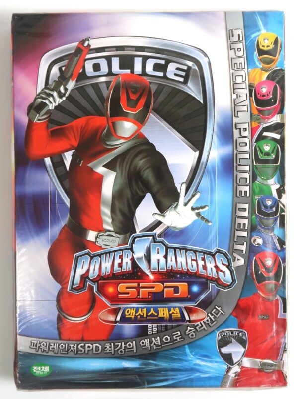 10-1703.jpg Power Rangers S.P.D. VHS Video Set Sealed Korean Dub Korea Japan Live Action