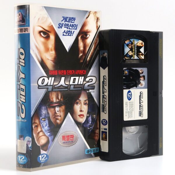 X2 X-Men 2 (2003) Korean VHS Video [NTSC] Korea Marvel X-Men United Wolverine