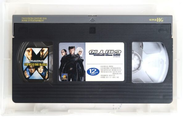 X2 X-Men 2 (2003) Korean VHS Video [NTSC] Korea Marvel X-Men United Wolverine