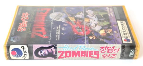 Hard Rock Zombies (1985) Korean VHS Rental Video [NTSC] Korea Cult Horror