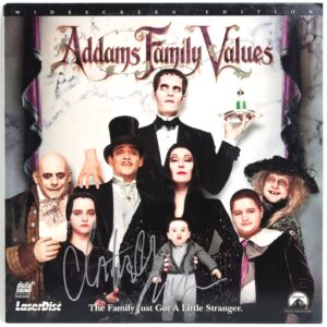 Addams Family Values (1993) Christina Ricci Signed Laserdisc LD NTSC Autographed