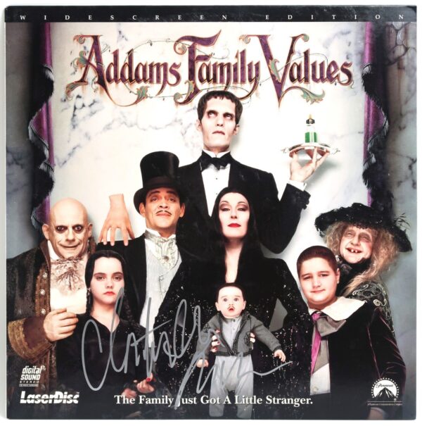 Addams Family Values (1993) Christina Ricci Signed Laserdisc LD NTSC Autographed