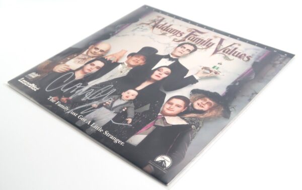 Addams Family Values (1993) Christina Ricci Signed Laserdisc LD NTSC Autographed