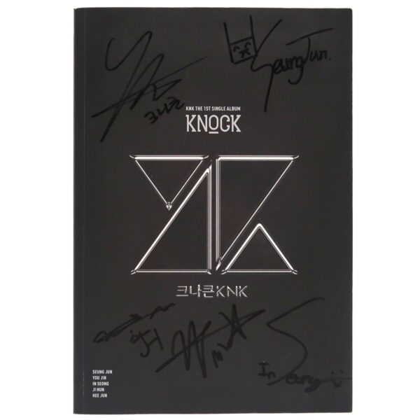 KNK - Knock Signed Autographed CD 1st Single Album Promo 2016 K-Pop