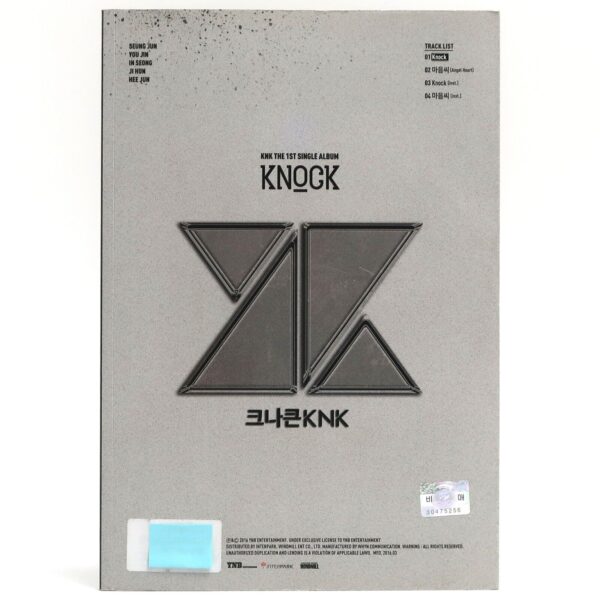 KNK - Knock Signed Autographed CD 1st Single Album Promo 2016 K-Pop