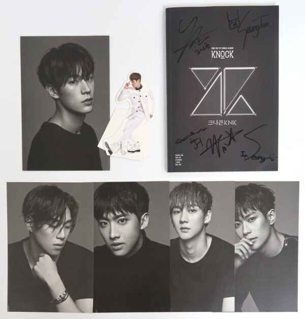 KNK - Knock Signed Autographed CD 1st Single Album Promo 2016 K-Pop