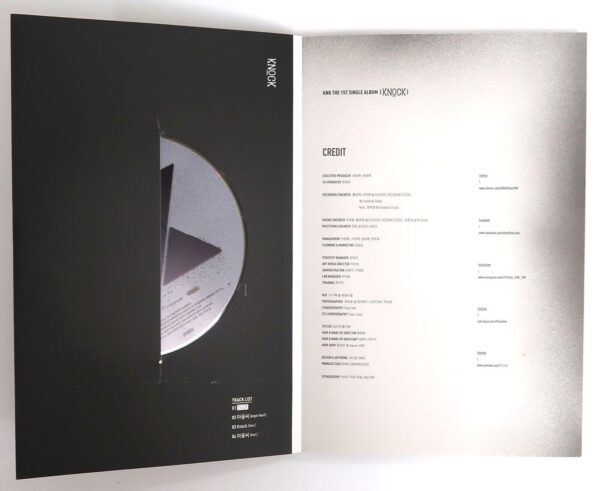 KNK - Knock Signed Autographed CD 1st Single Album Promo 2016 K-Pop