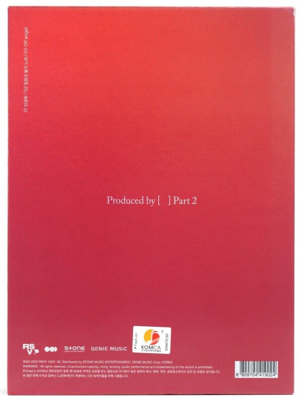 Onlyoneof - Produced By Part 2 Red Version [no disc] Photobook
