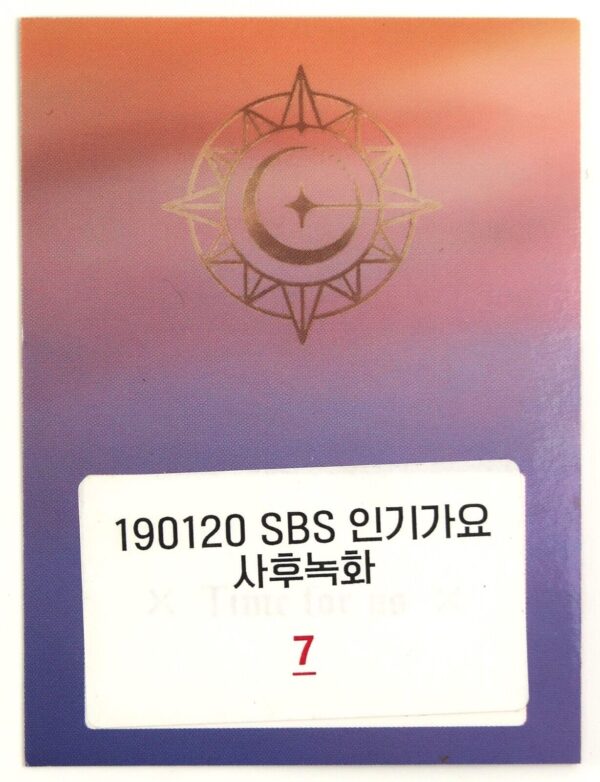 GFRIEND Time For Us Sowon Broadcast Photocard 190120 SBS Inkigayo