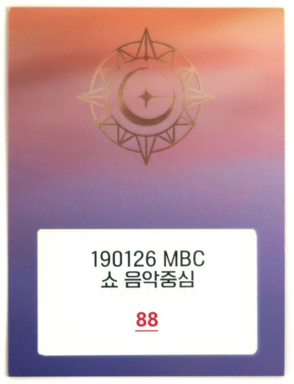 GFRIEND Time For Us Yuju Broadcast Photocard 190126 MBC Show! Music Core