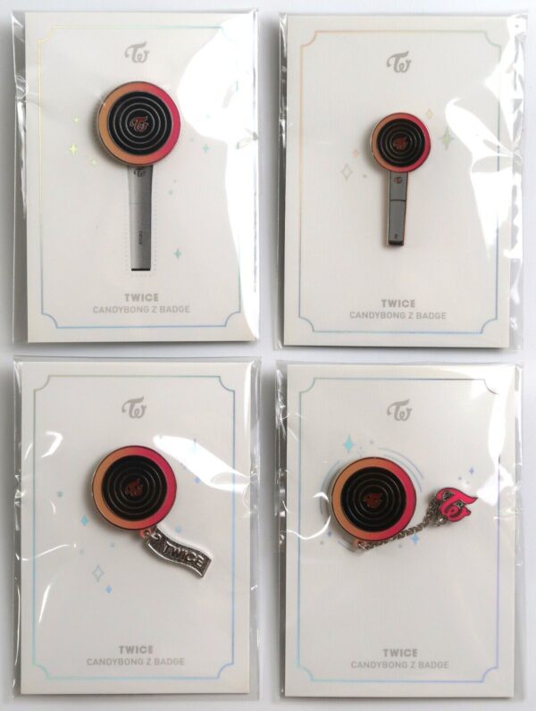 Twice Candybong Z Badge Set All Versions Twaii's