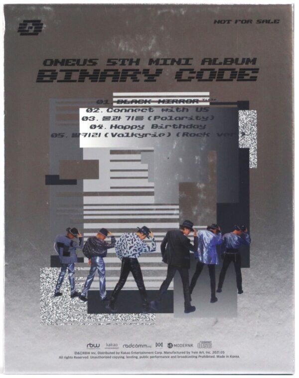 Oneus - Binary Code Signed Autographed Album Promo + Photocards K-pop 2021