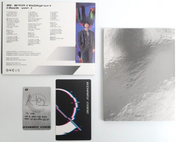 Oneus - Binary Code Signed Autographed Album Promo + Photocards K-pop 2021