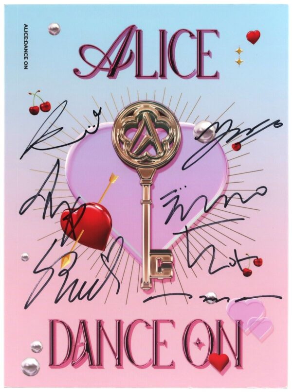 Alice - Dance On Signed Autographed CD Single Album Promo K-Pop 2022 Elris
