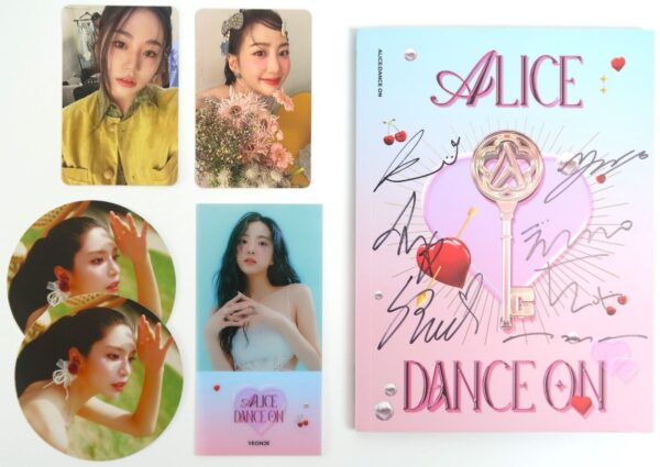 Alice - Dance On Signed Autographed CD Single Album Promo K-Pop 2022 Elris