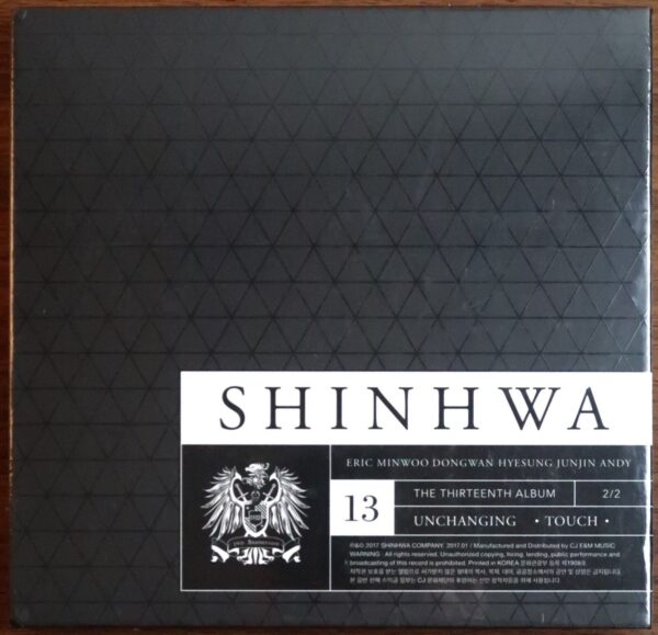 Shinhwa - Unchanging 13th Album CD New Sealed K-Pop 2017