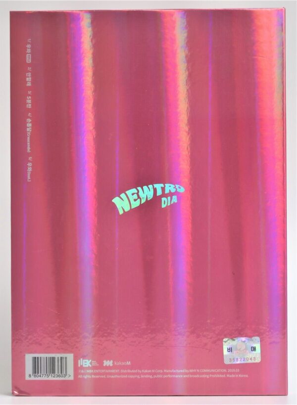 10-5678.jpg DIA - Newtro Signed Autographed CD Mini Album Promo 2019 K-Pop