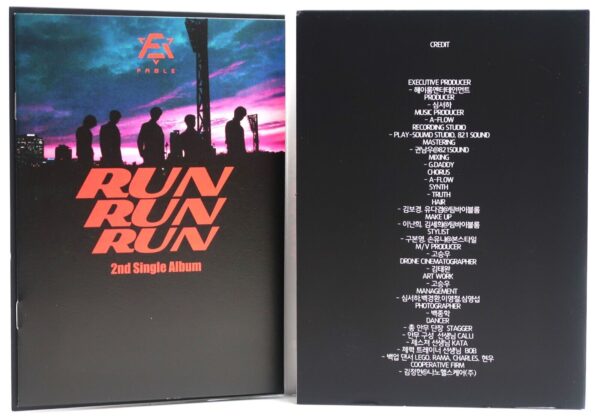 Fable - Run Run Run Signed Autographed CD Single Album 2021 K-Pop