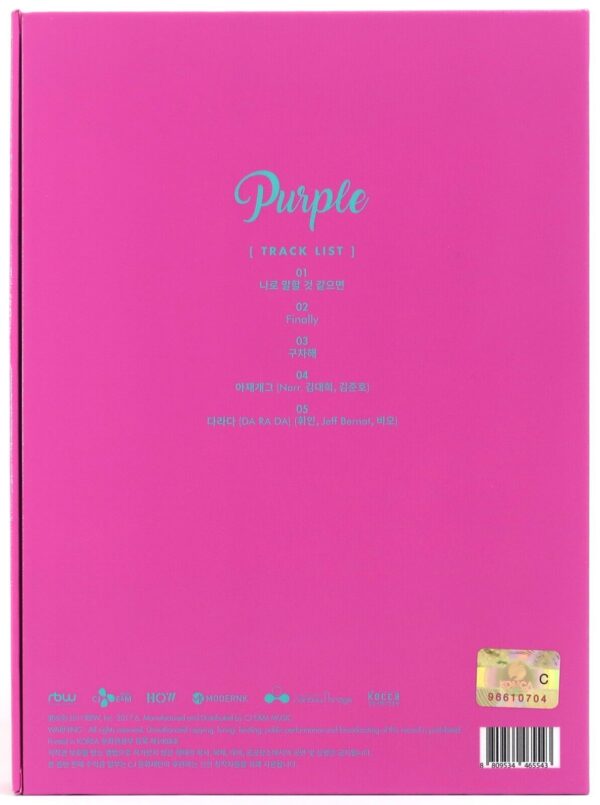 Mamamoo - Purple Version A Album CD Wheein Photocard K-Pop 2017