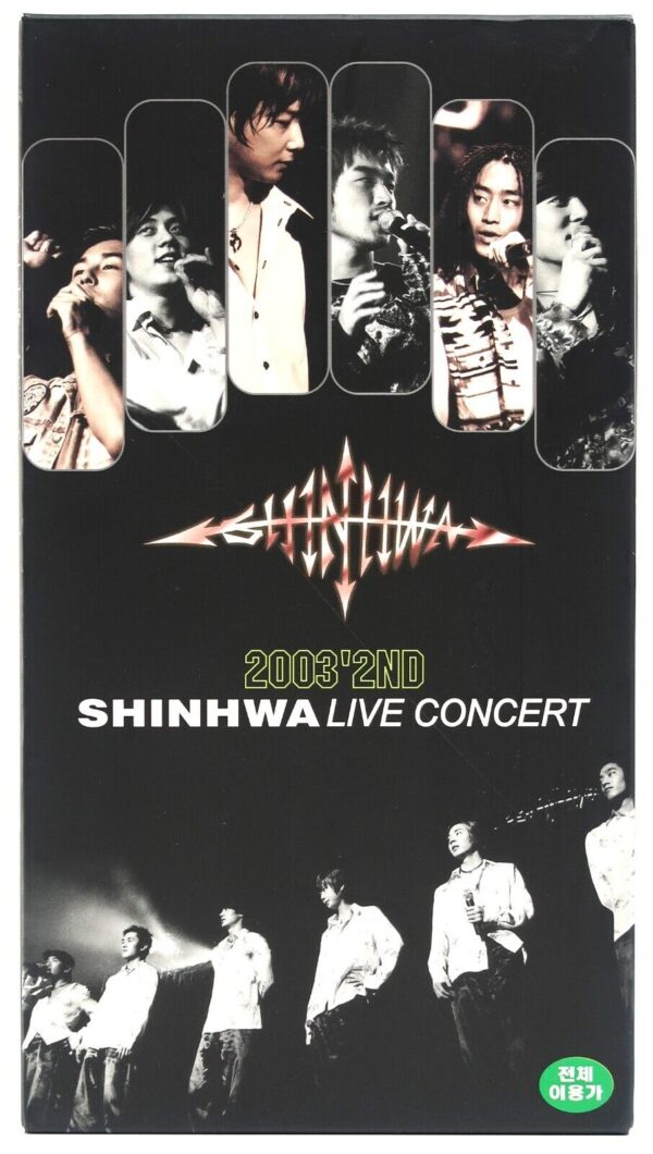 Shinhwa 2003 2nd Live Concert VHS [NTSC] Video Tape K-Pop