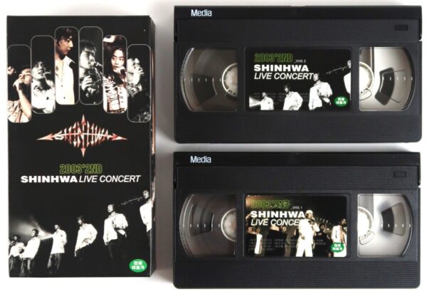 Shinhwa 2003 2nd Live Concert VHS [NTSC] Video Tape K-Pop