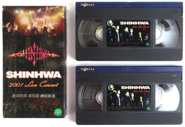 Shinhwa 2001 Live Concert VHS [NTSC] Video Tape K-Pop SM Entertainment