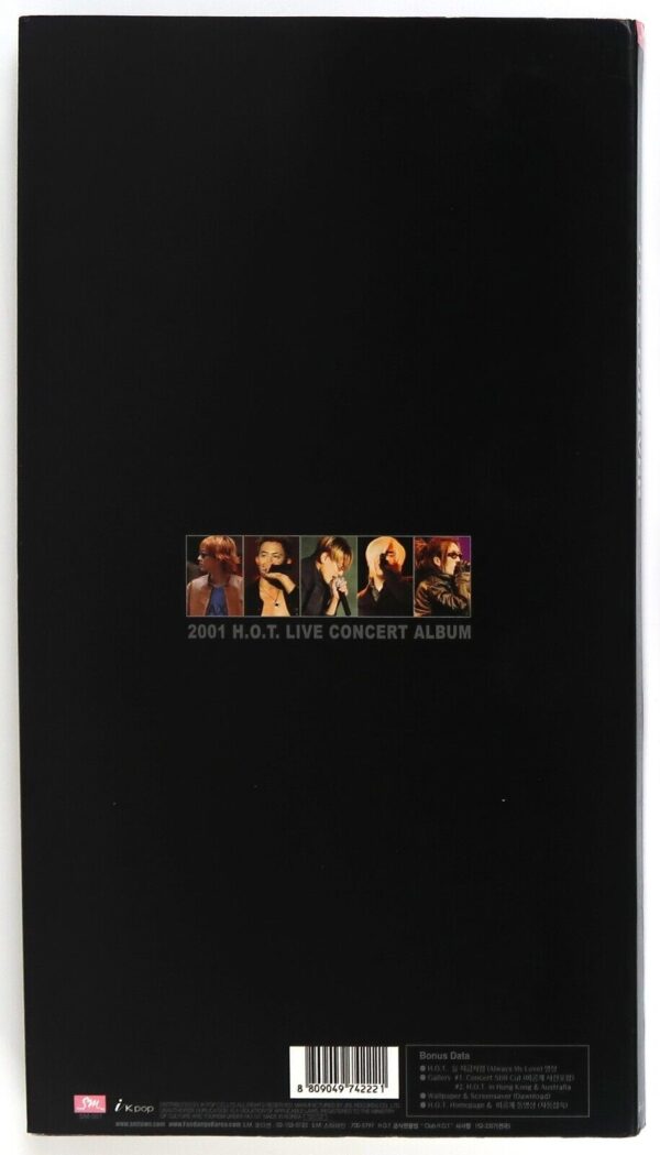 H.O.T. Forever 2001 Live Concert In Seoul VCD Set Korea K-Pop 2001 SM Video CD