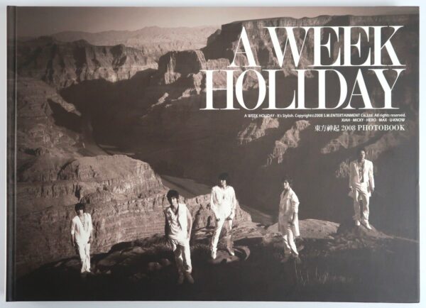 TVXQ - A Week Holiday 2008 Photobook Dong Bang Shin Ki Tohoshinki