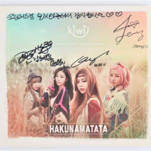 10-6451.jpg Kiwi Band - Hakuna Matata Signed Autographed CD Single Album Promo 2014 K-Pop