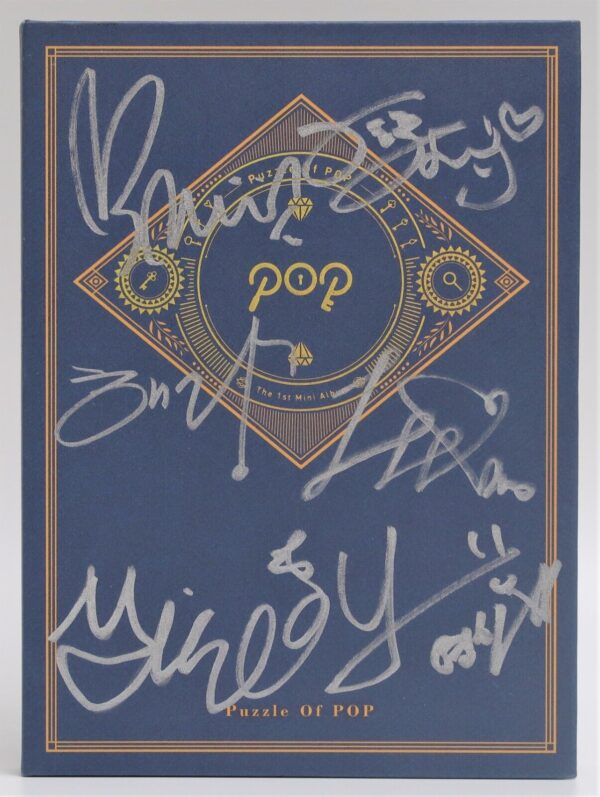 10-6535.jpg P.O.P - Puzzle Of Pop Signed Autographed CD Album Promo 2017 K-Pop