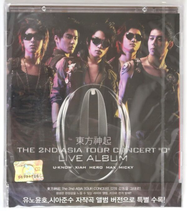 10-6634.jpg TVXQ - The 2nd Asia Tour Concert "O" Album CD New Factory Sealed K-Pop 2007
