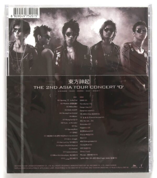 10-6637.jpg TVXQ - The 2nd Asia Tour Concert "O" Album CD New Factory Sealed K-Pop 2007