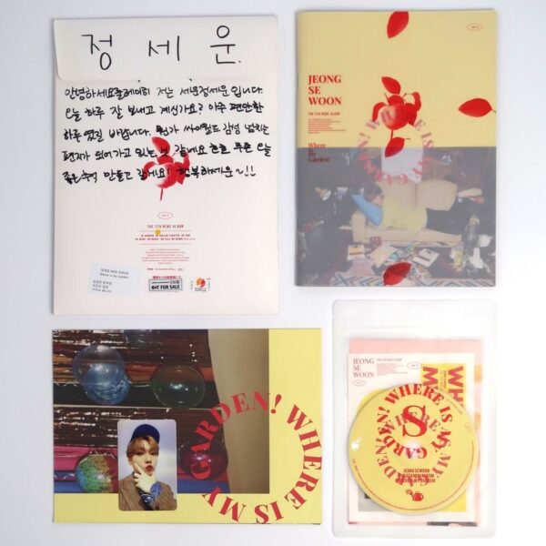 10-7045.jpg Jeong Sewoon - Where is My Garden Signed Autographed CD Mini Album Promo K-pop