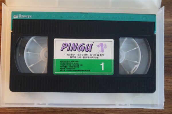 Pingu 2 x Korean VHS (10 episodes) [NTSC] Korea Animation [read] Rare