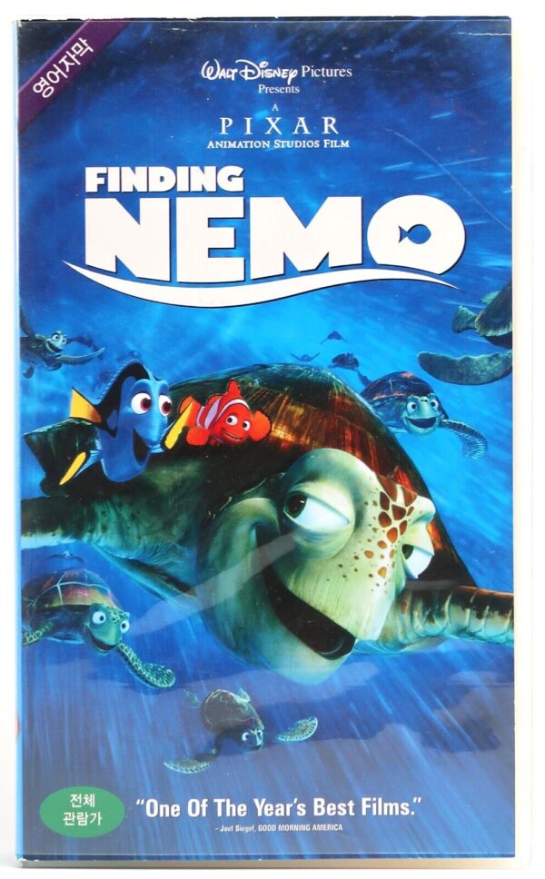 Finding Nemo (2003) Korean VHS Korea [NTSC] Disney Pixar English + English Subs