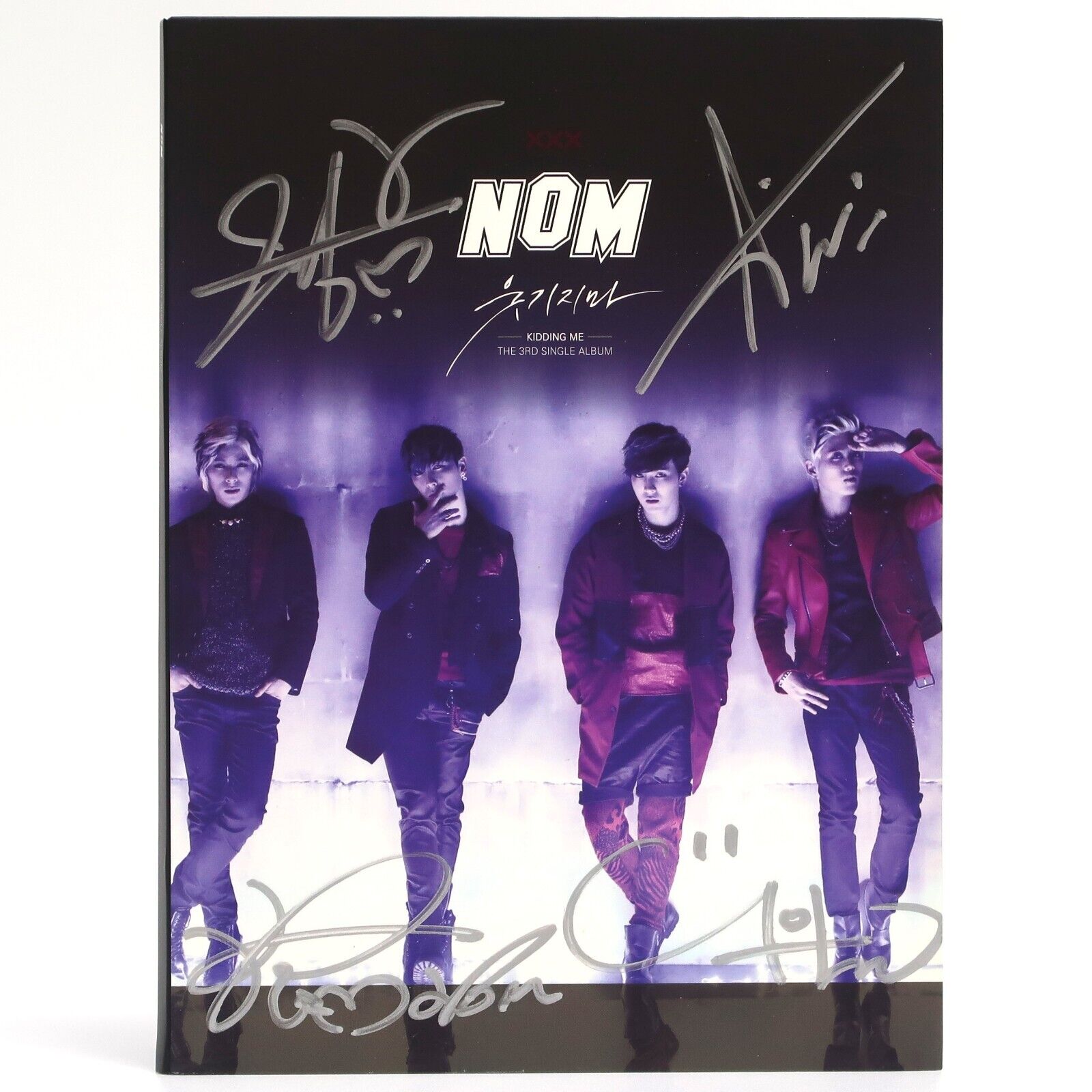 10-1055.jpg NOM - Kidding Me Signed Autographed CD Album K-Pop 2015