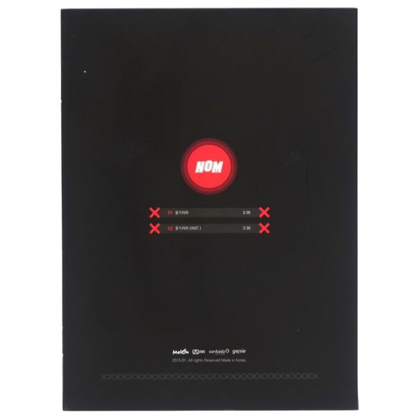 10-1056.jpg NOM - Kidding Me Signed Autographed CD Album K-Pop 2015