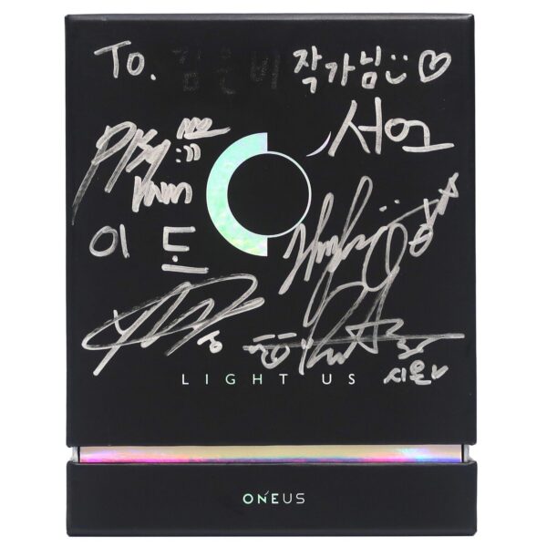 Oneus - Light Us Signed Autographed + Message Promo CD Album 2019 K-Pop
