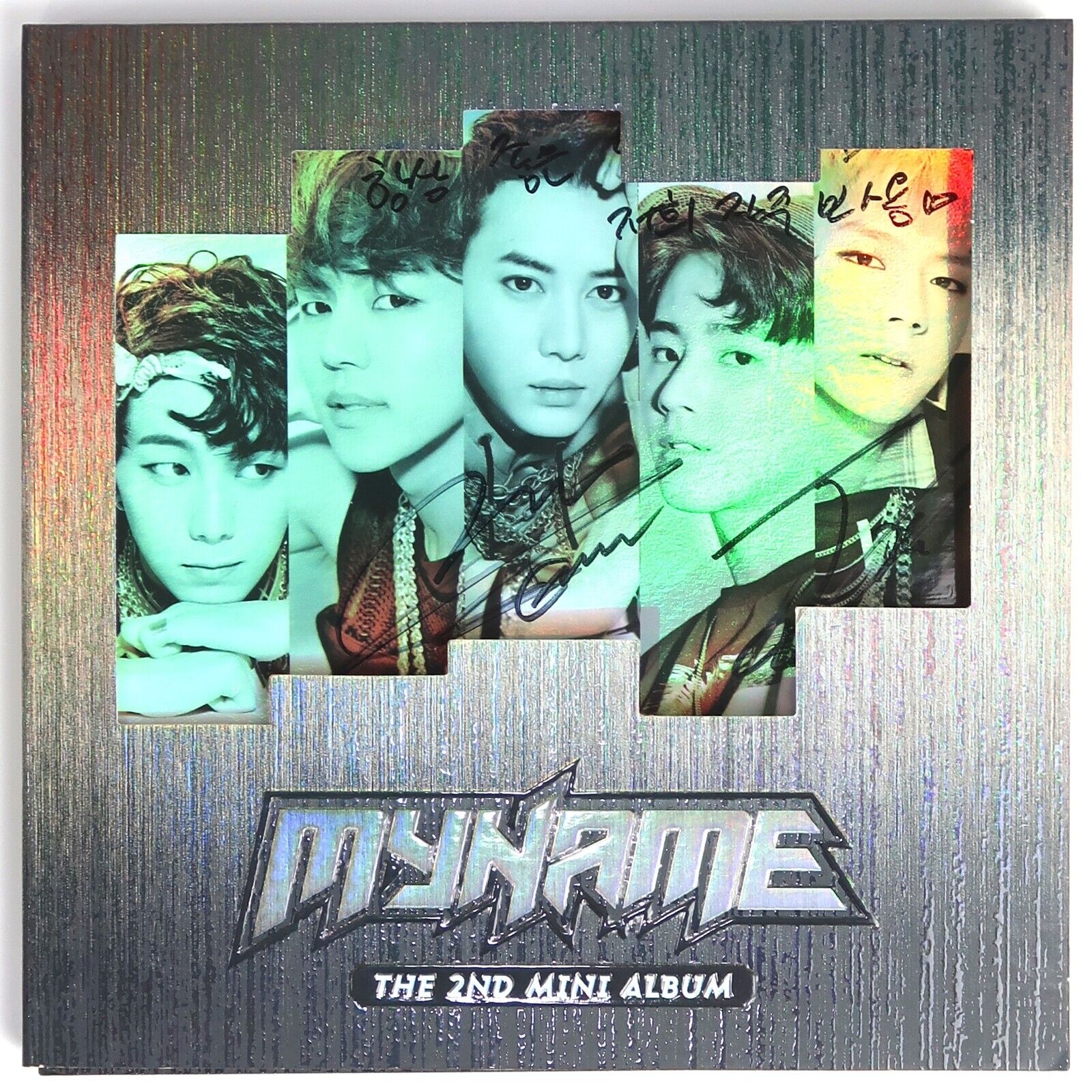 10-1210.jpg Myname - The 2nd Mini Album Signed CD Promo K-Pop 2015