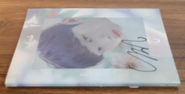 10-1325.jpg Yoon Ji Sung - Aside Signed Autographed Promo CD Album K-Pop 2019 Wanna One