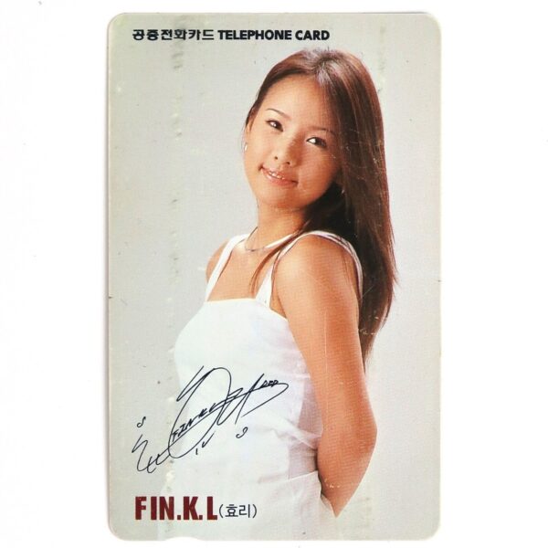 10-1619.jpg Fin.k.l Lee Hyori Telephone Card Korea Telecom 2000
