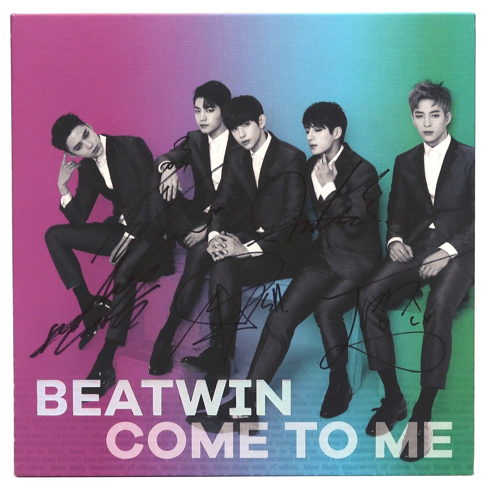 10-1807.jpg Beatwin - Come To Me Signed Autographed CD Album Promo K-pop 2016