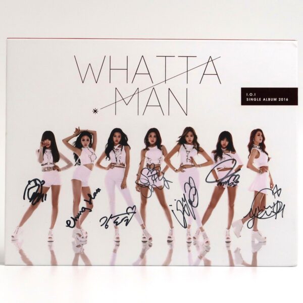 I.O.I - Whatta Man Signed Autographed CD Single Album Promo 2016 K-Pop