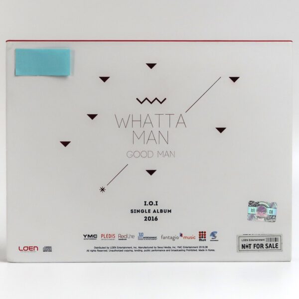 I.O.I - Whatta Man Signed Autographed CD Single Album Promo 2016 K-Pop