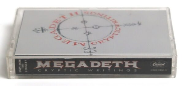 10-1947.jpg Megadeth - Cryptic Writings Korean Cassette Tape Album Korea