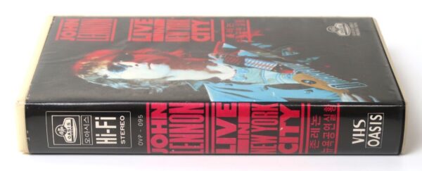 John Lennon Live in New York City (1986) Korean VHS Video [NTSC] Korea Beatles