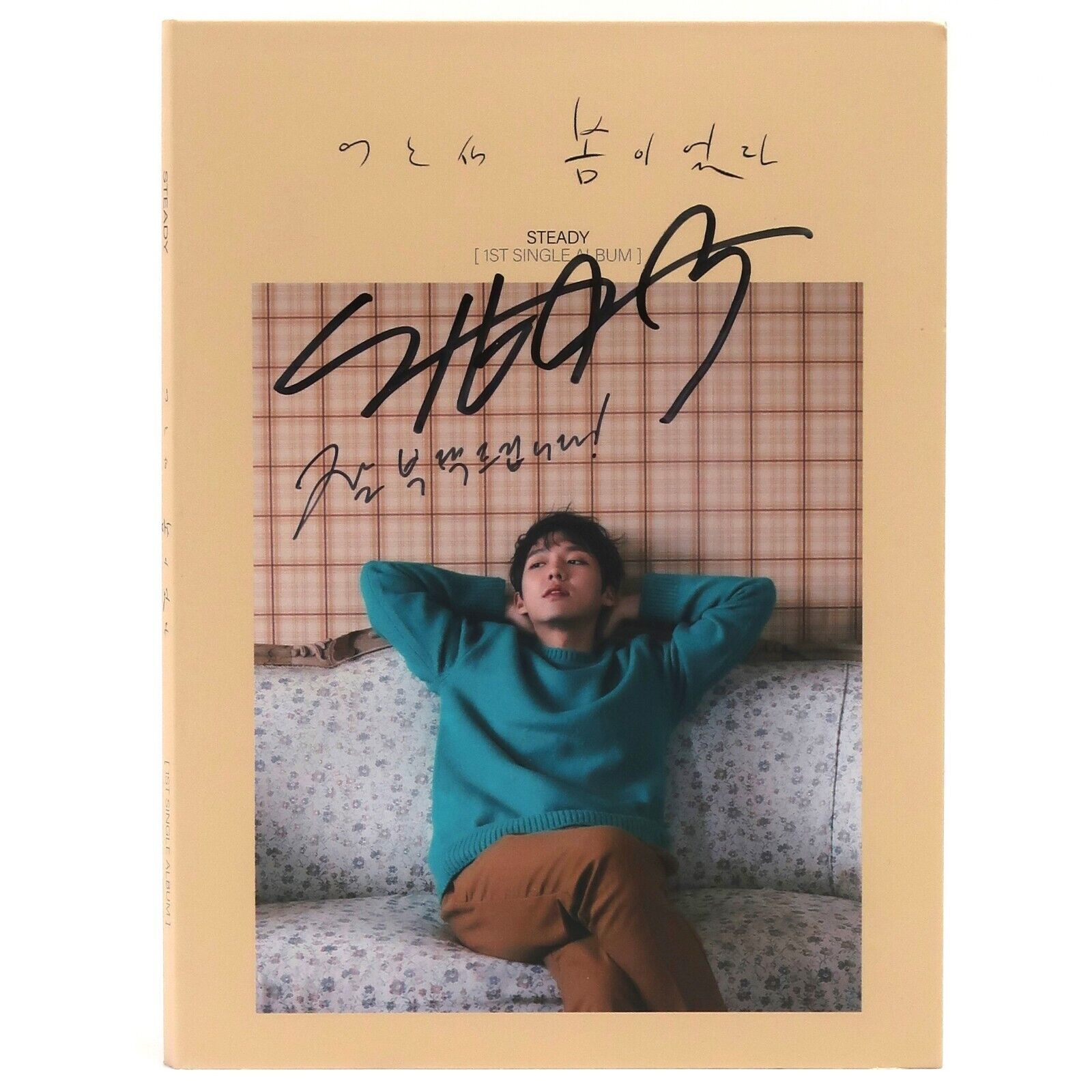 10-2633.jpg Steady - Love Is Always Vivid Signed Autographed Promo Single Album 2019 K-Pop